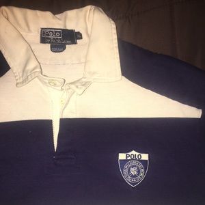 Classic Ralph Lauren Polo Rugby 🏉 Blue/White